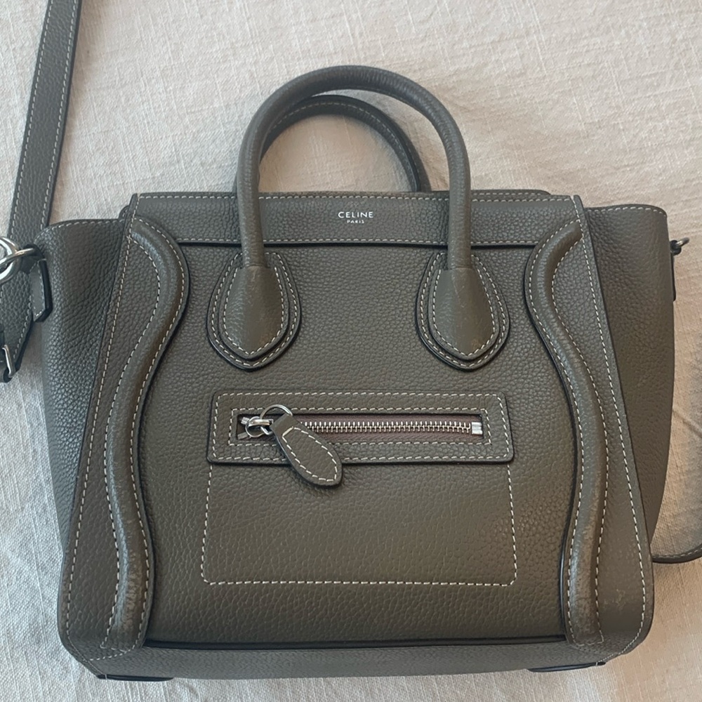 Céline Nano Micro Luggage crossbody